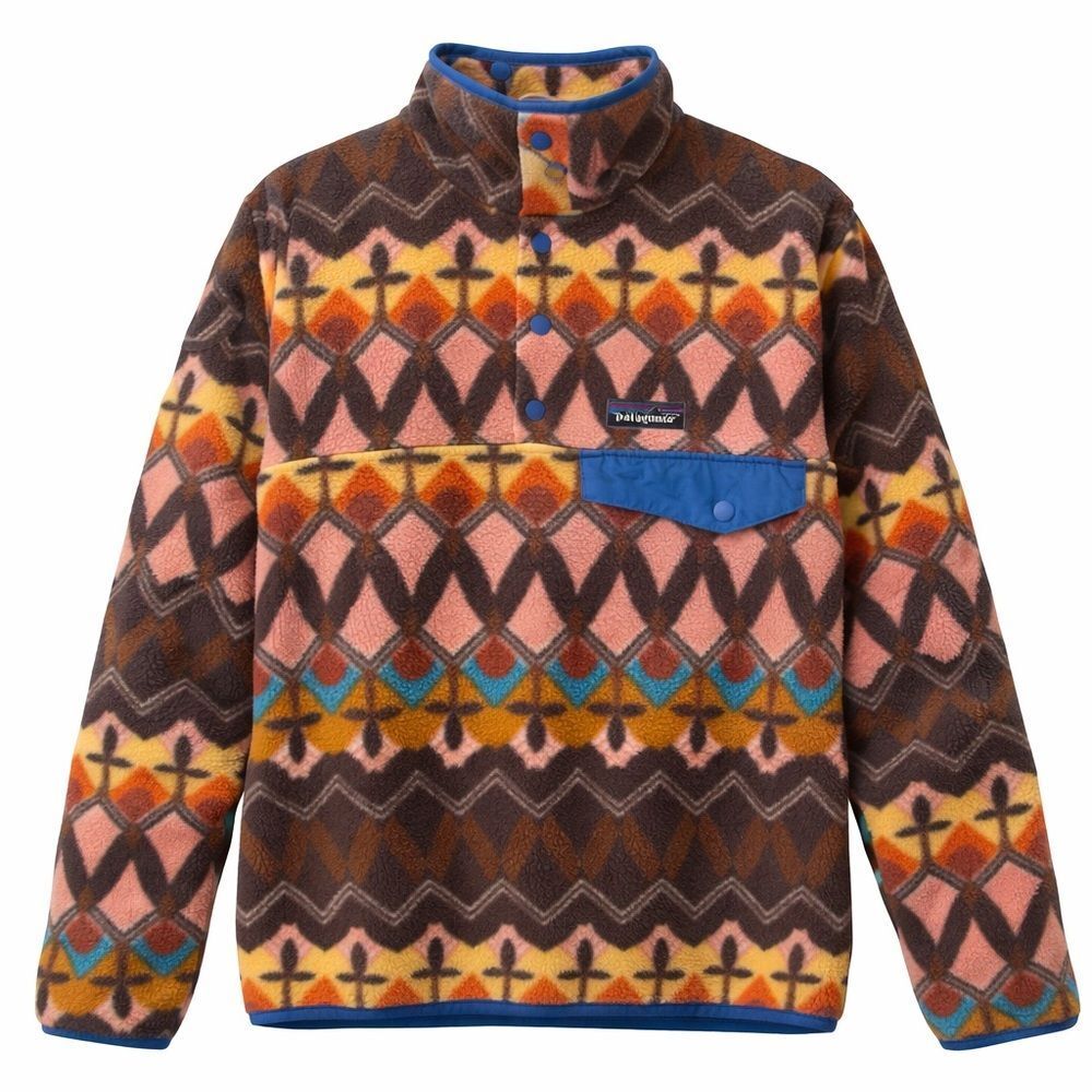 Patagonia Synchilla Snap-T Fleece Pullover Companion Big Anthos Medium NWOT - Picture 1 of 7